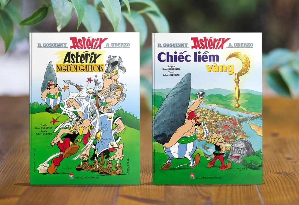 Năm 2019, bộ truyện tranh nổi tiếng thế giới “Những cuộc phiêu lưu của Astérix” tròn 60 tuổi. (Ảnh: Kim Đồng)