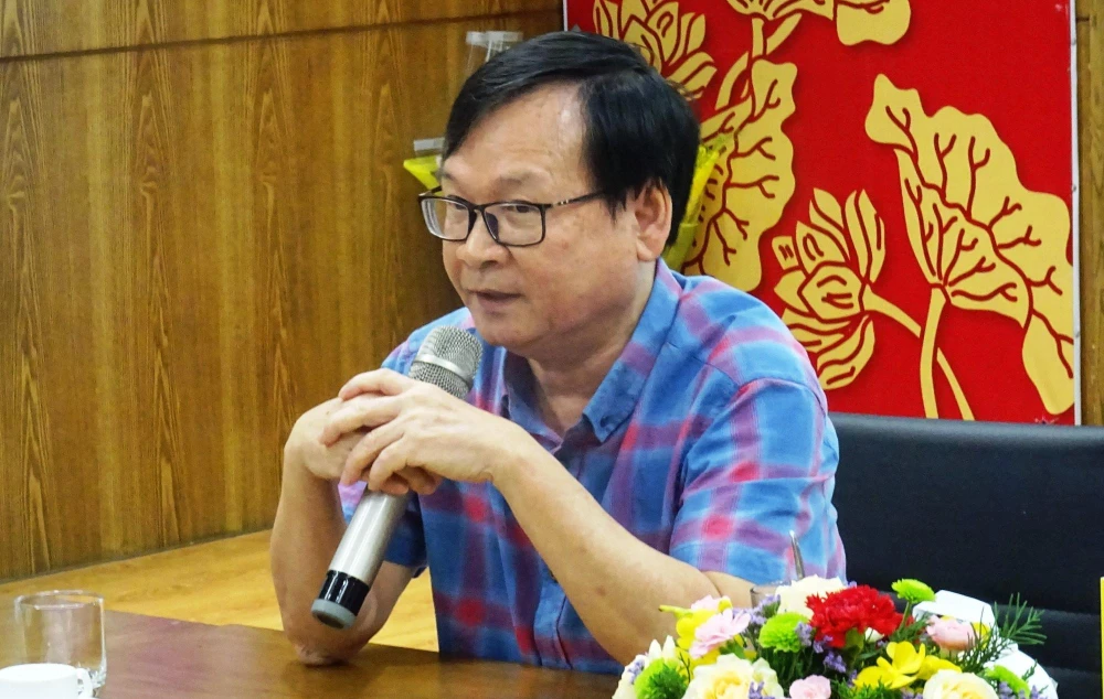 Nhà văn Nguyễn Nhật Ánh. (Ảnh: TTXVN)