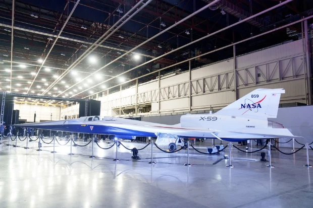 Hoạt động sản xuất mẫu máy bay thử nghiệm X-59 đã hoàn tất. (Nguồn: CNN)