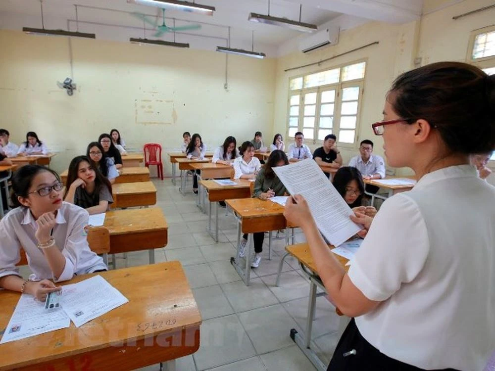 Kỳ thi Trung học phổ thông quốc gia 2019 sẽ diễn ra từ ngày 24 đến 26/6. (Ảnh minh họa: Minh Sơn/Vietnam+)