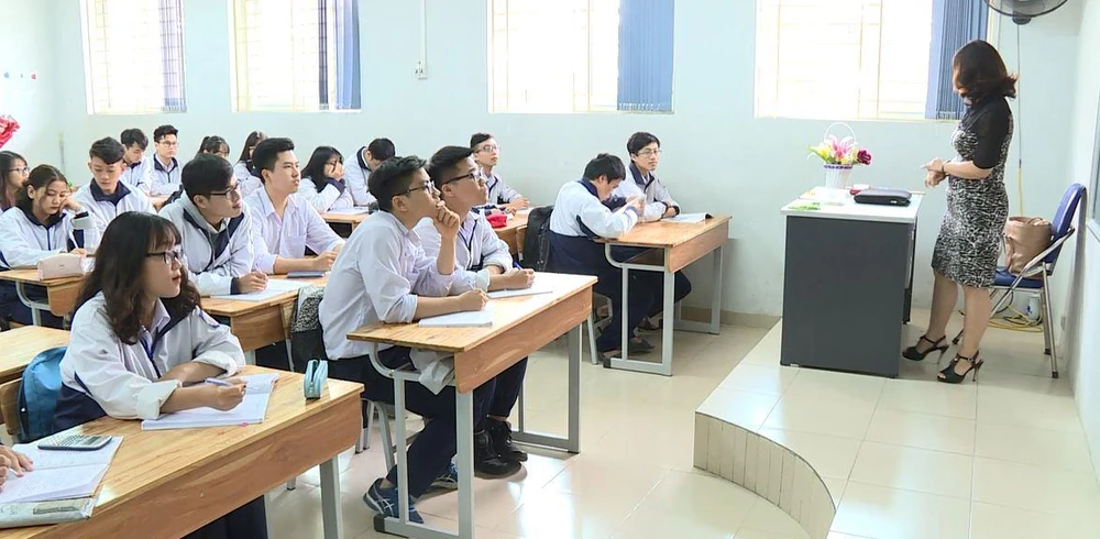Bộ Giáo dục và Đào tạo đang xây dựng và lập kế hoạch phát triển giáo dục Việt Nam. (Ảnh: PM/Vietnam+)