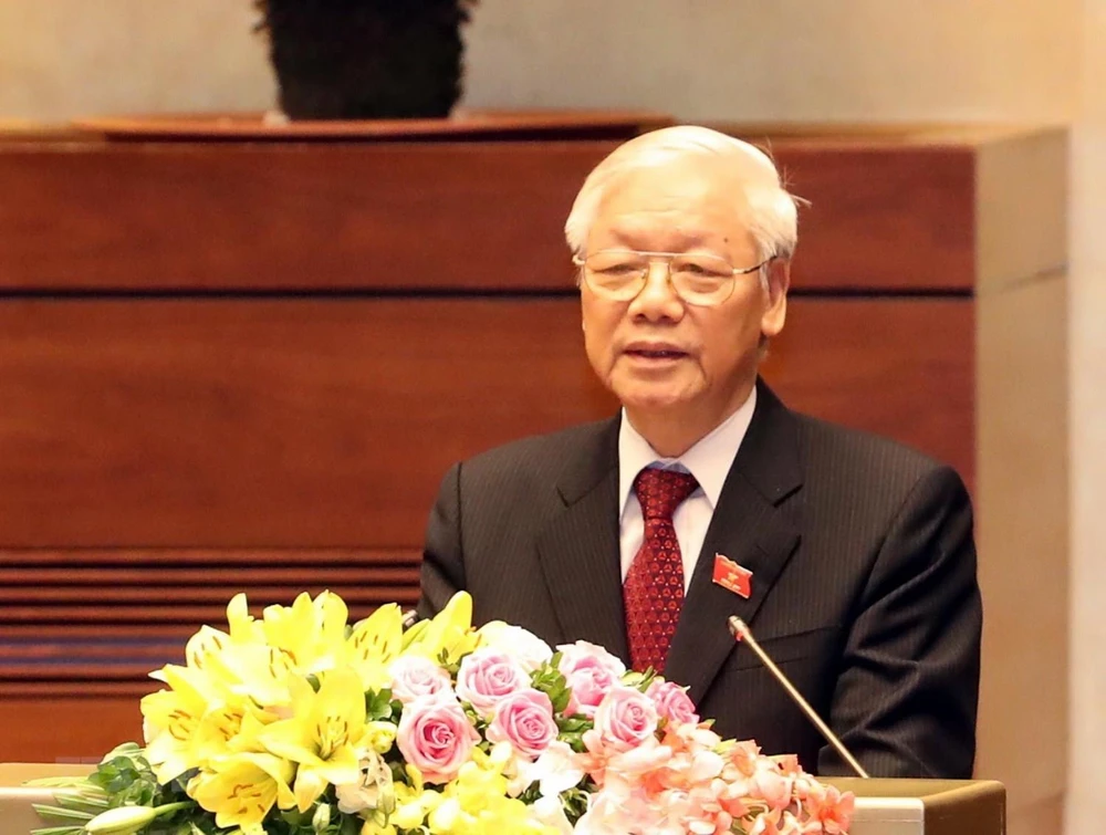 Tổng Bí thư, Chủ tịch nước Cộng hòa xã hội chủ nghĩa Việt Nam Nguyễn Phú Trọng. (Ảnh: Phương Hoa/TTXVN)