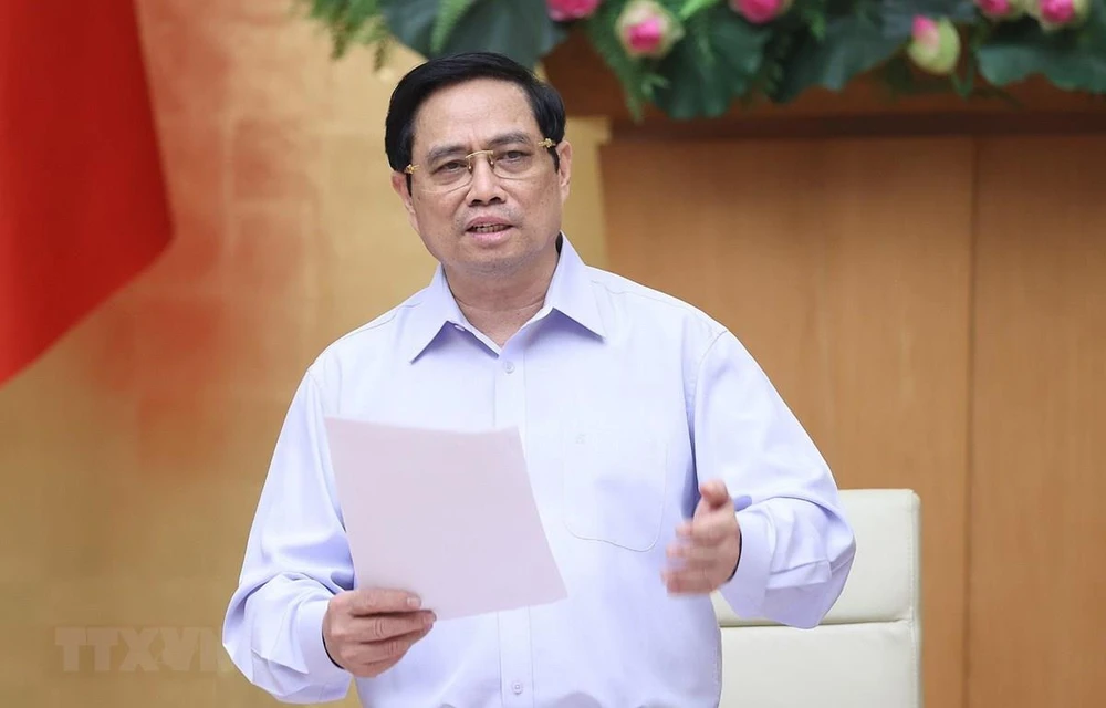 Thủ tướng Chính phủ Phạm Minh Chính. (Ảnh: TTXVN)