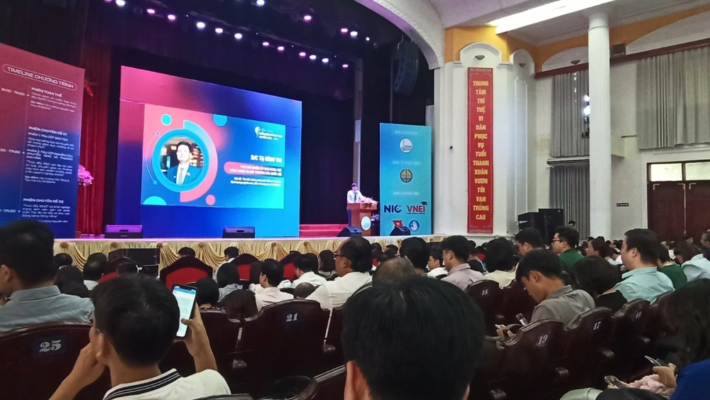 Diễn đàn có sự tham gia của khoảng 500 đại biểu. (Ảnh: PV/Vietnam+)