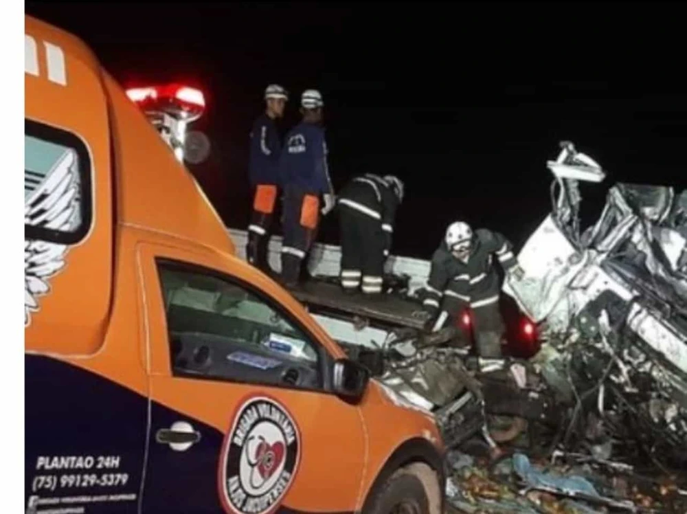 Brazil: Xe buýt đâm xe tải làm 25 người thiệt mạng- Ảnh 1.