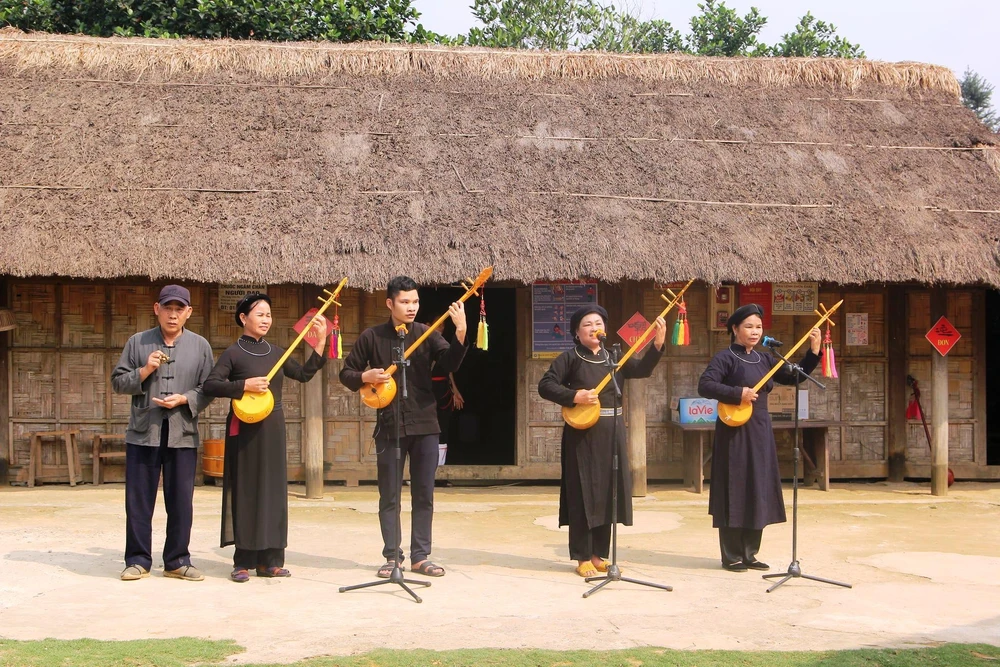 Ban tổ chức sẽ giới thiệu, trình diễn các loại hình di sản văn hóa phi vật thể đại diện của nhân loại theo vùng miền. (Ảnh: PV/Vietnam+)