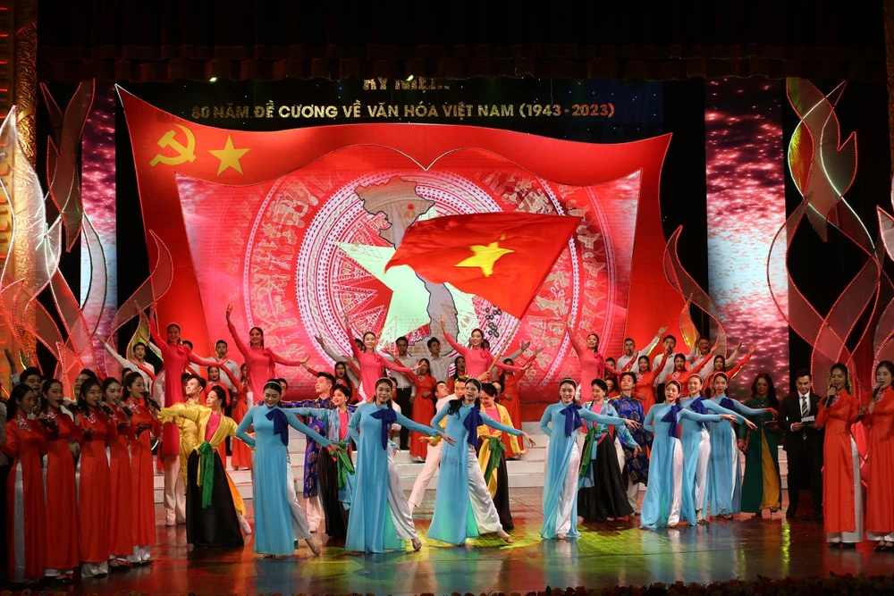 Nền văn hóa của Việt Nam có lịch sử hàng nghìn năm đã luôn và sẽ là sức mạnh trường tồn của dân tộc. (Ảnh: CTV/Vietnam+)