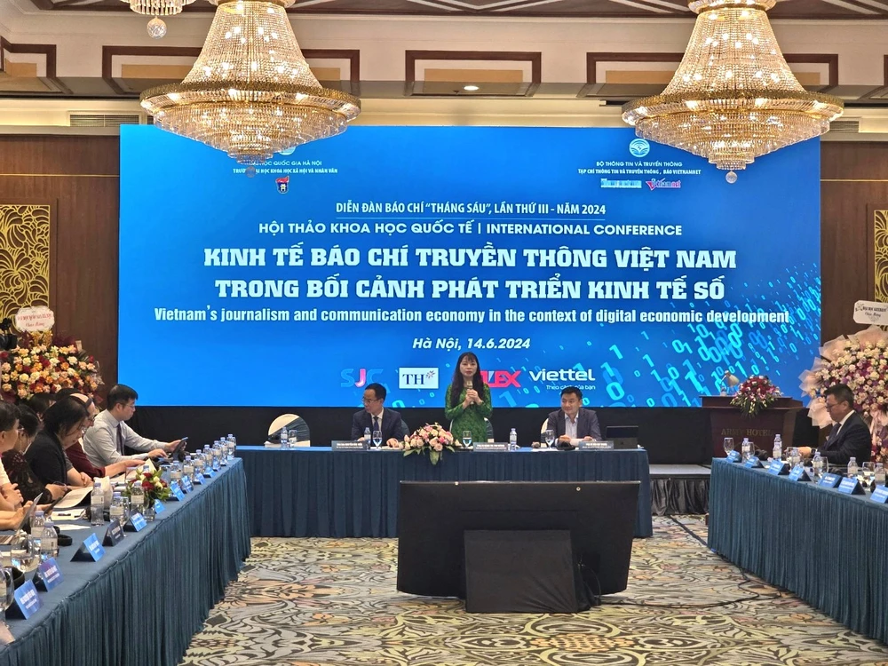 Quang cảnh hội thảo. (Ảnh: Minh Thu/Vietnam+)