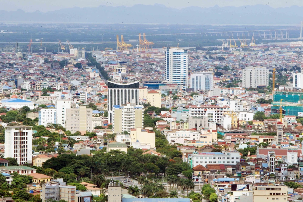 Một góc thành phố Hải Phòng, một trong 7 tỉnh, thành phố của Vùng Kinh tế trọng điểm Bắc Bộ. (Ảnh: An Đăng/TTXVN) 