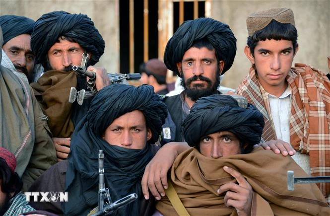 Các tay súng Taliban tại Farah, Afghanistan. (Nguồn: AFP/TTXVN) 
