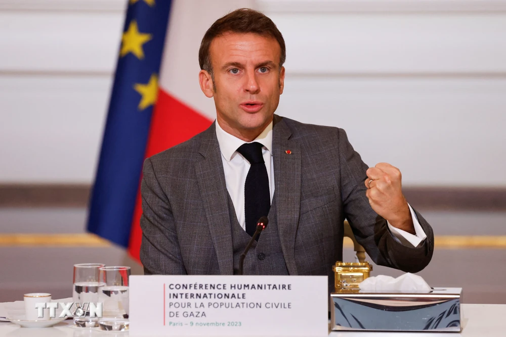 Tổng thống Pháp Emmanuel Macron. (Ảnh: AFP/TTXVN)