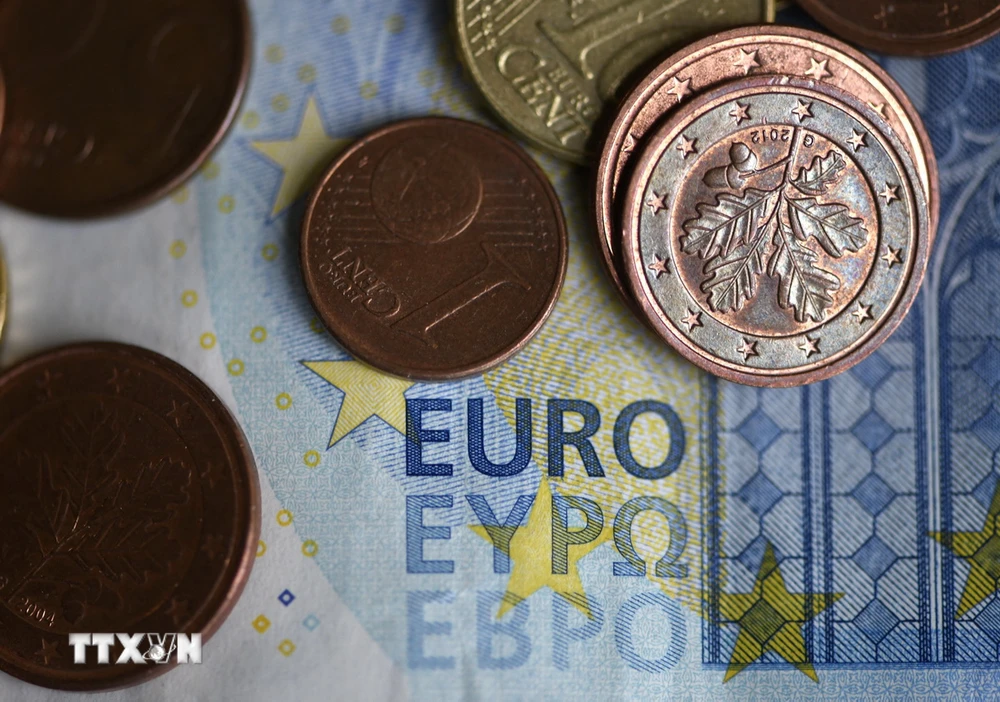 Đồng euro. (Ảnh: AFP/TTXVN)