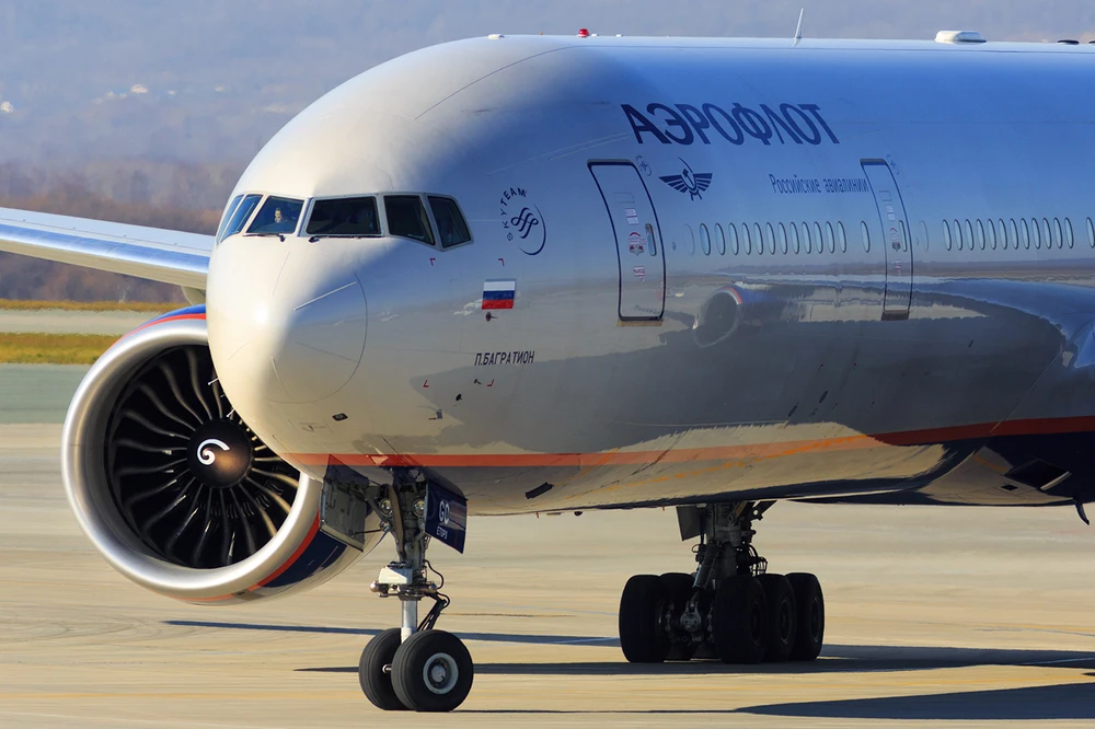 Một chiếc máy bay của hãng hàng không Aeroflot. (Nguồn: Wikimedia)