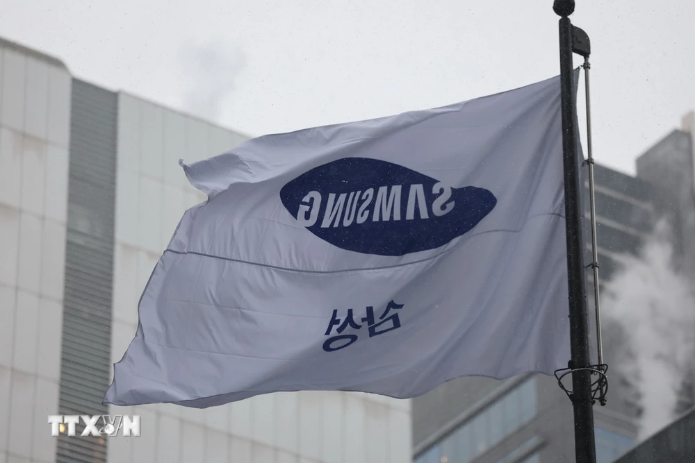 Trụ sở công ty Samsung Electronics ở Seoul, Hàn Quốc. (Ảnh: Yonhap/TTXVN)