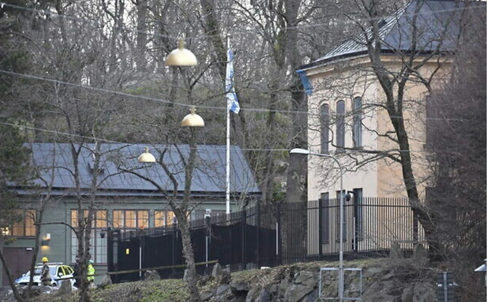 Đại sứ quán Israel ở Stockholm, Thụy Điển. (Nguồn: AP)