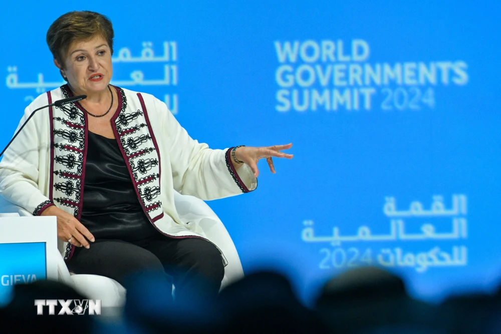 Tổng Giám đốc IMF Kristalina Georgieva. (Ảnh: AFP/TTXVN)