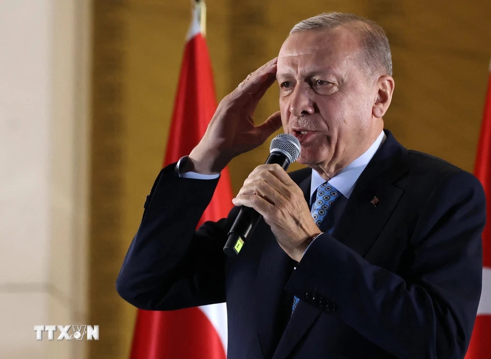 Tổng thống Thổ Nhĩ Kỳ Recep Tayyip Erdogan. (Ảnh: AFP/TTXVN)