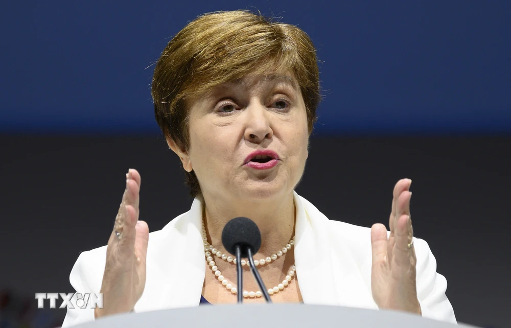 Tổng Giám đốc IMF Kristalina Georgieva. (Ảnh: AFP/TTXVN)