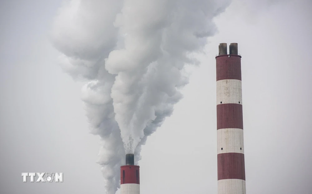 Khí methane là thành phần chính của khí tự nhiên và cũng là nhân tố lớn thứ hai gây ra biến đổi khí hậu, sau CO2. (Ảnh: AFP/TTXVN)