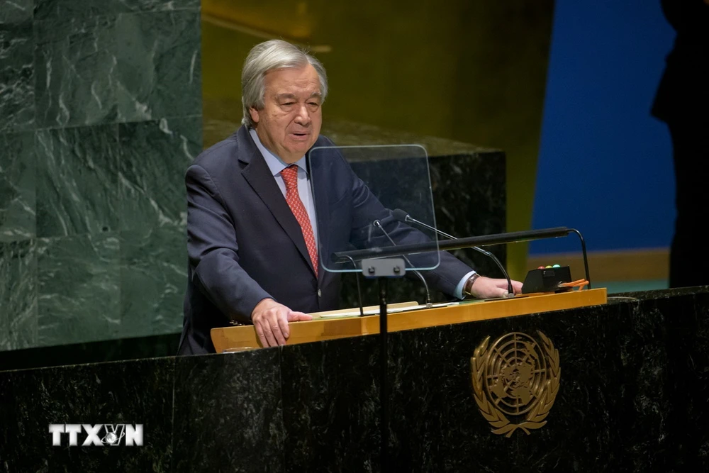 Tổng Thư ký Liên hợp quốc Antonio Guterres. (Ảnh: THX/TTXVN)