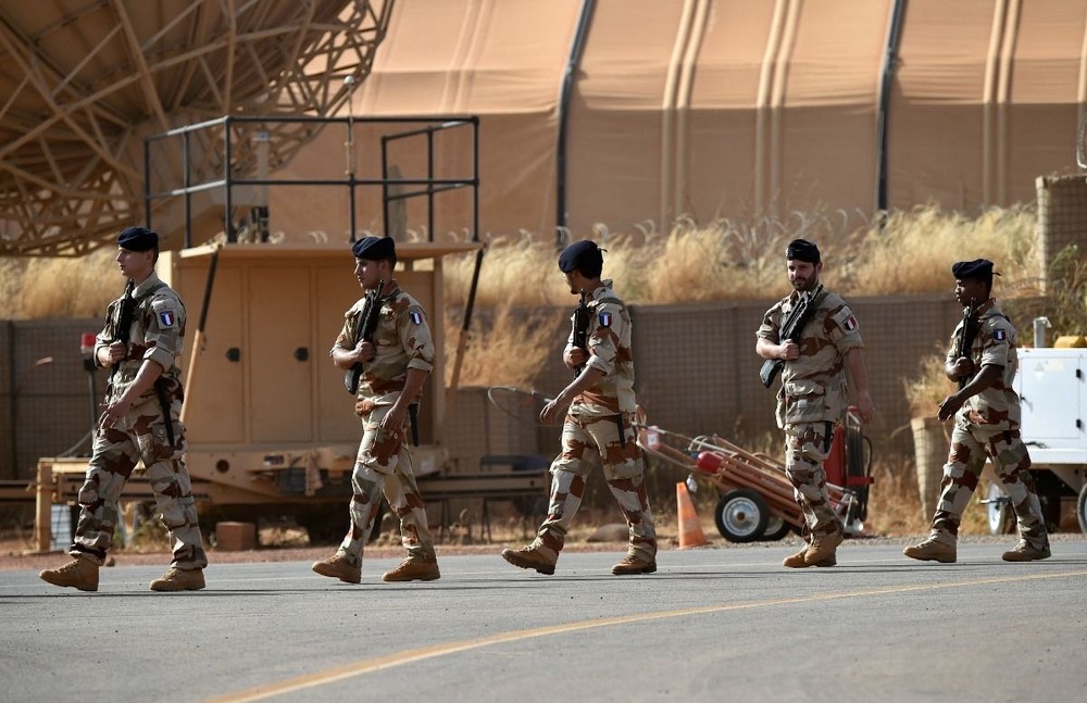 Binh sỹ Pháp tại căn cứ 101 ở Niamey, Niger. (Ảnh: AFP/TTXVN)