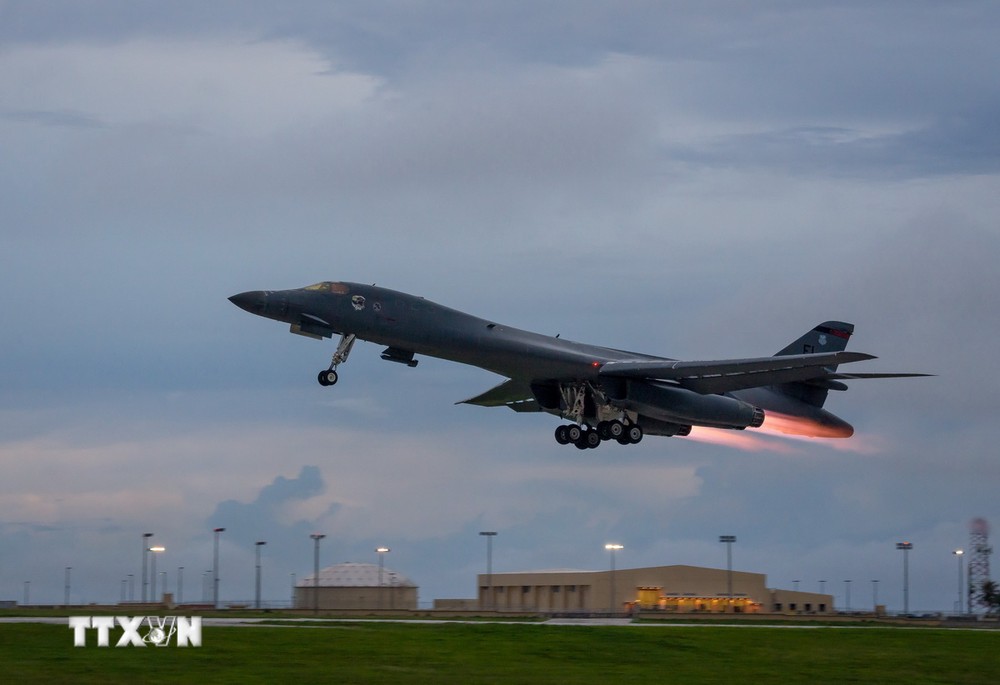 Máy bay B-1B Lancer của Không lực Mỹ. (Ảnh: AFP/TTXVN)