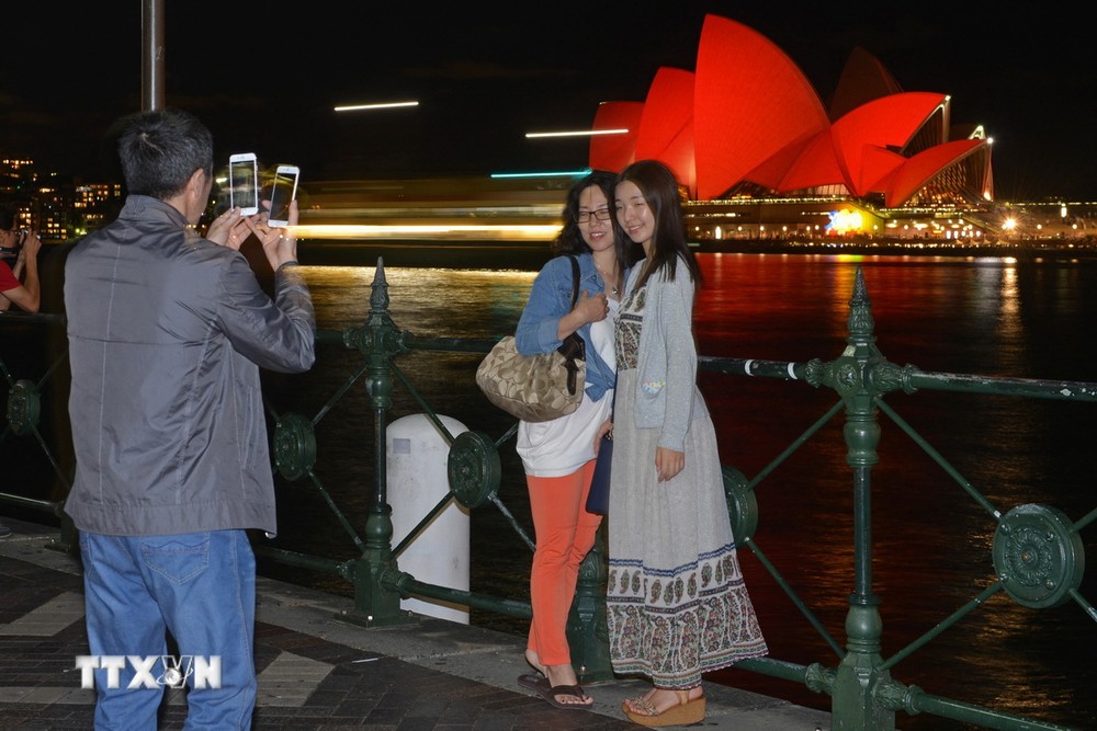 Khách du lịch Trung Quốc tại Sydney, Australia. (Ảnh: AFP/TTXVN)