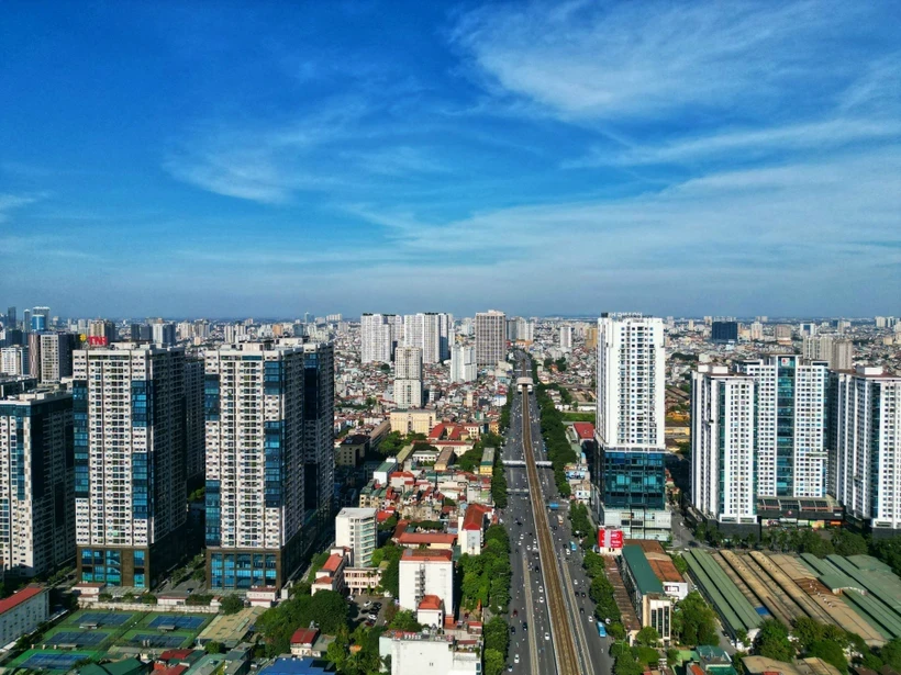 Chỉ số nhà ở tại Hà Nội đã tăng 8 điểm phần trăm so với quý trước. (Ảnh: Xuân Quảng/Vietnam+)