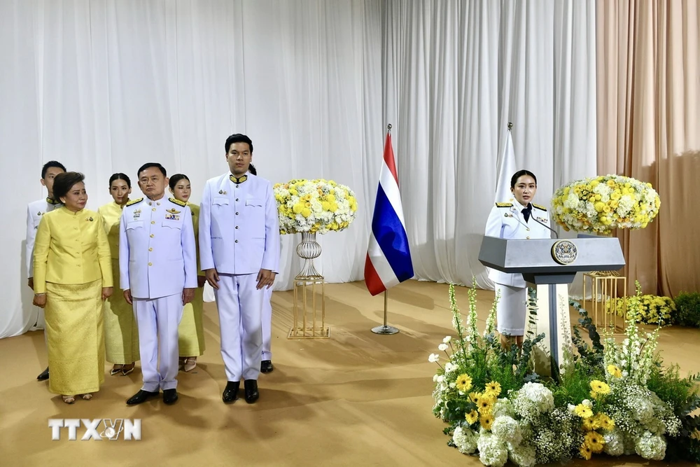 Ngày 18/8, bà Paetongtarn Shinawatra chính thức được Quốc vương Thái Lan Maha Vajiralongkorn phê chuẩn làm Thủ tướng thứ 31 của đất nước. (Ảnh: THX/TTXVN)