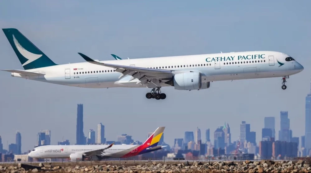 Một chiếc A350 của Cathay Pacific. (Nguồn: AFP/Getty Images)