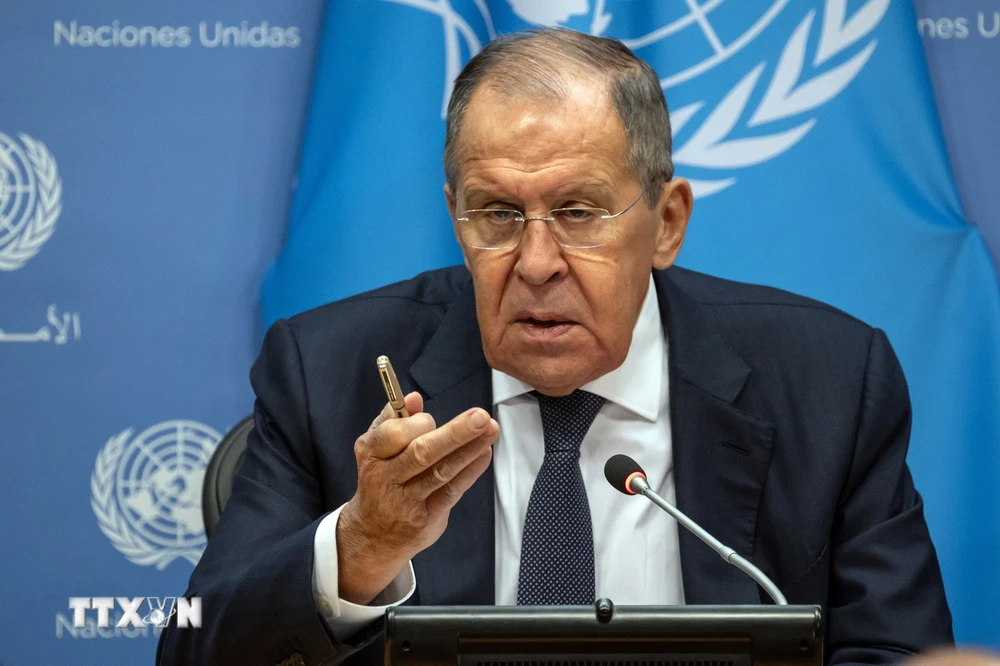 Ngoại trưởng Nga Sergey Lavrov. (Ảnh: AFP/TTXVN)