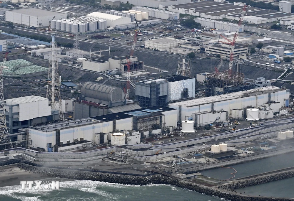 Nhà máy điện hạt nhân Fukushima Daiichi tại tỉnh Fukushima, Nhật Bản. (Ảnh: Kyodo/TTXVN)