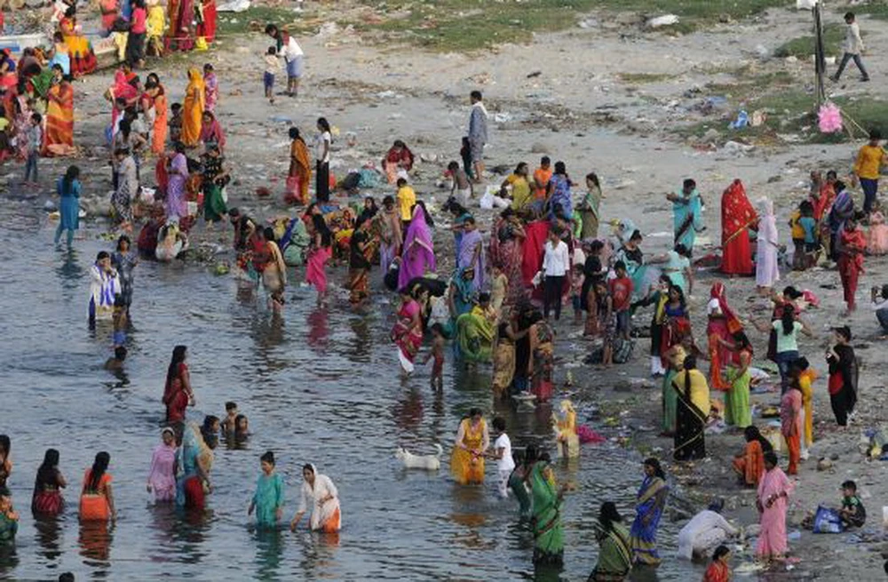 Lễ hội Jitiya Vrat là một trong những lễ hội quan trọng của người theo đạo Hindu. (Nguồn: Hindustan Times/Getty Images)