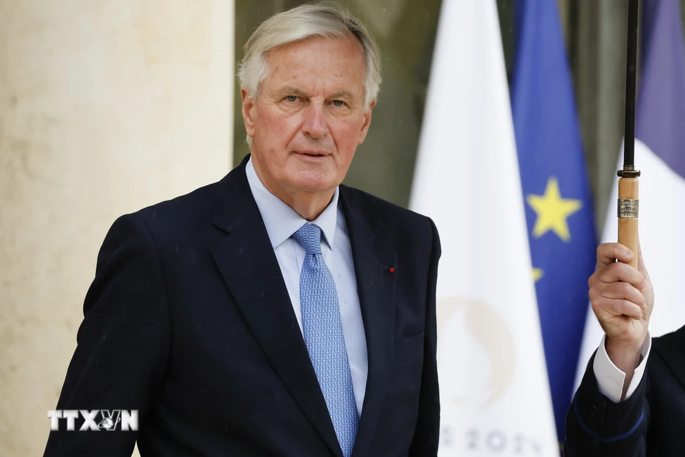 Thủ tướng Pháp Michel Barnier. (Ảnh: THX/TTXVN)