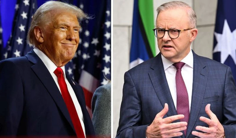 Thủ tướng Australia Anthony Albanese cho biết đã điện đàm với Tổng thống đắc cử của Mỹ Donald Trump. (Nguồn: The Australian)