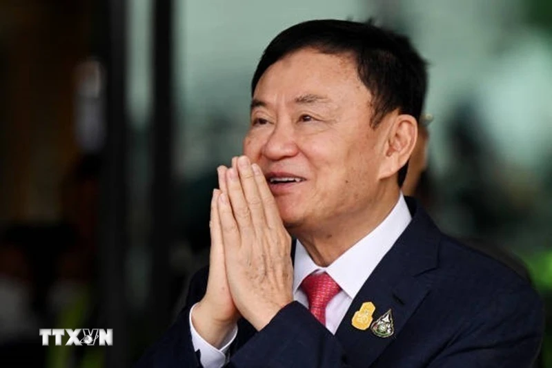 Cựu Thủ tướng Thái Lan Thaksin Shinawatra tại thủ đô Bangkok, Thái Lan, ngày 22/8/2023. (Ảnh: Getty Images/TTXVN)