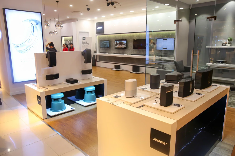 Bose Store được đặt tại tầng 5 Trung tâm thương mại Lotte Hà Nội. (Ảnh: Minh Sơn/Vietnam+)