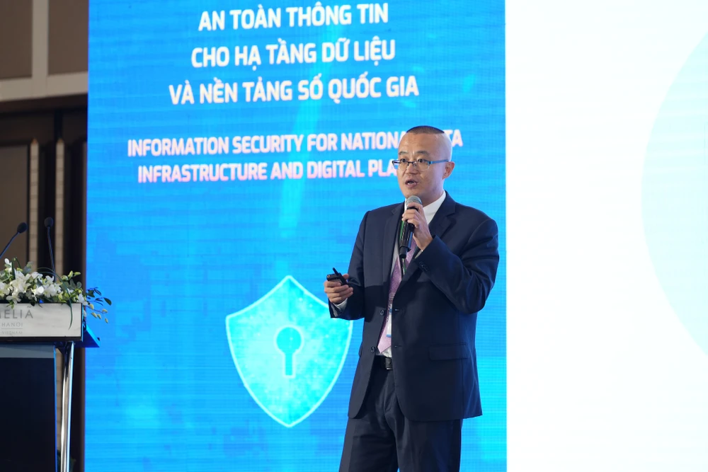 Ông Li Hai - Giám đốc An ninh Bảo mật, Quan hệ Chính phủ và Truyền thông của Huawei toàn cầu. (Ảnh: Huawei Việt Nam)