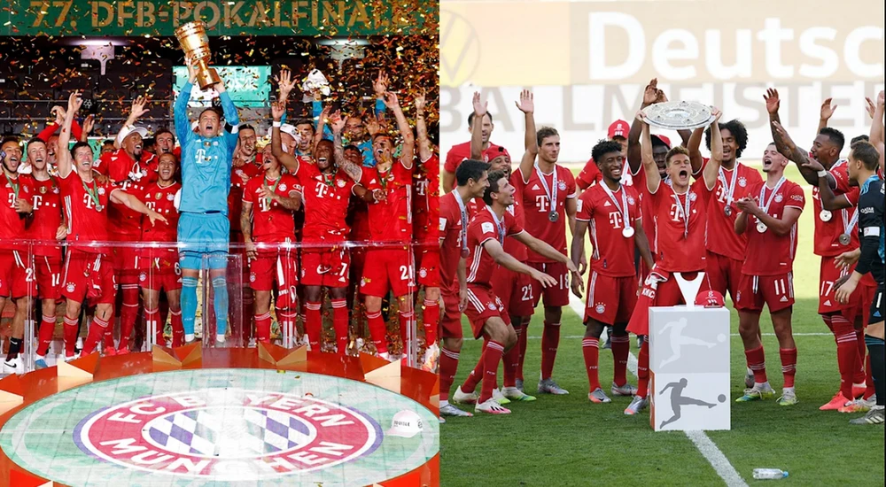 FC Bayern giành cú đúp liên tiếp hai mùa 2018-19 và 2019-20 (Ảnh: Nguồn FCB.de)