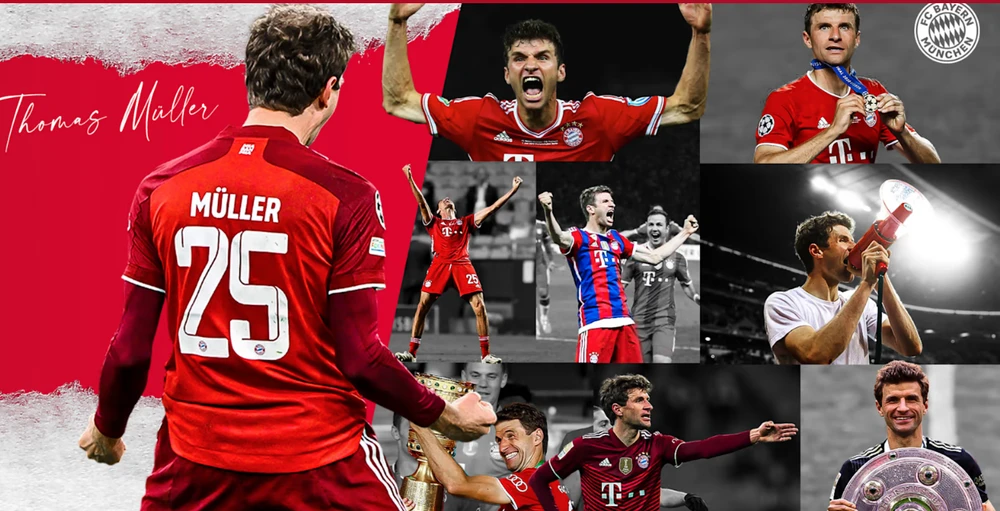 Thomas Müller vừa ký hợp đồng gia hạn đến 2024 với Bayern Munich, qua đó xác lập kỷ lục 24 năm liên tiếp gắn bó với câu lạc bộ xứ Bavaria.