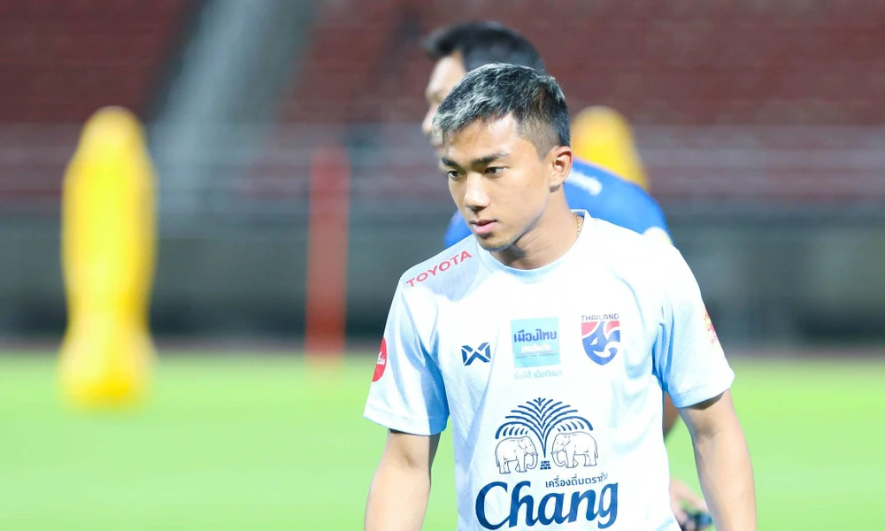 Tiền vệ Chanathip Songkrasin đánh giá cao đối thủ Việt Nam nhưng tự tin tuyển Thái Lan sẽ giành chiến thắng ở trận đấu ngày 5/9 tới. (Ảnh: Như Đạt)