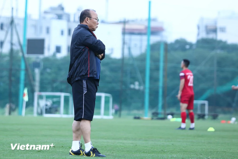 Huấn luyện viên Park Hang-seo đã nghiên cứu rất kỹ đối thủ Malaysia trước trận đấu. (Ảnh: Nguyên An)