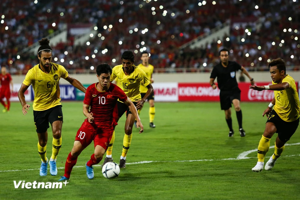 Trận Việt Nam-Malaysia ngày 31/3 tại vòng loại World Cup 2022 có nguy cơ lớn bị hoãn lại. (Ảnh: Nguyên An/Vietnam+)