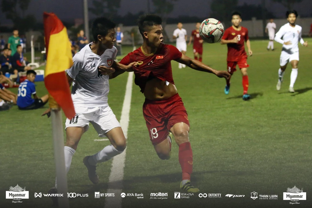 U22 Việt Nam hoà 2-2 U22 Myanmar ở trận đấu giao hữu trước thềm SEA Games 30. (Ảnh: MFF)