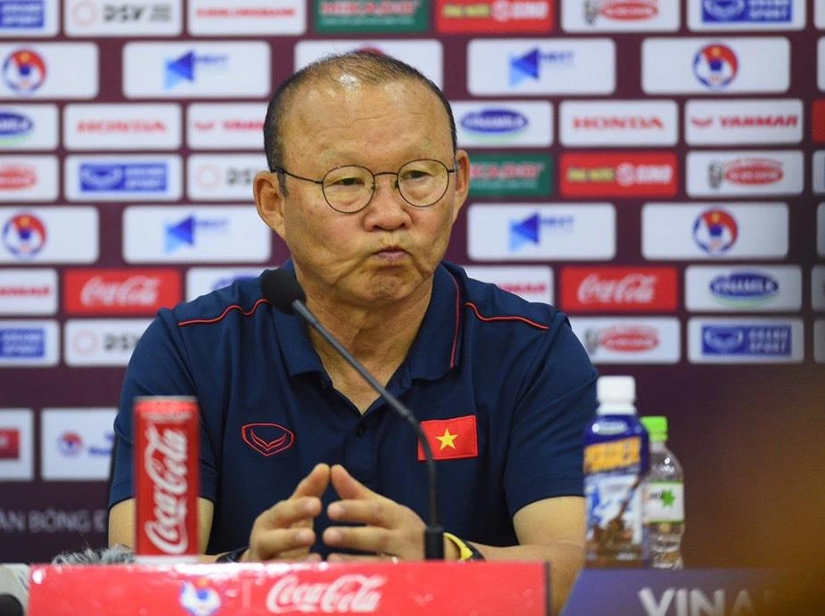 Huấn luyện viên Park Hang-seo tự tin Công Phượng sẽ toả sáng và ghi bàn trước Thái Lan ở trận đấu vào ngày mai (19/11). (Ảnh: Nguyên An/Vietnam+)