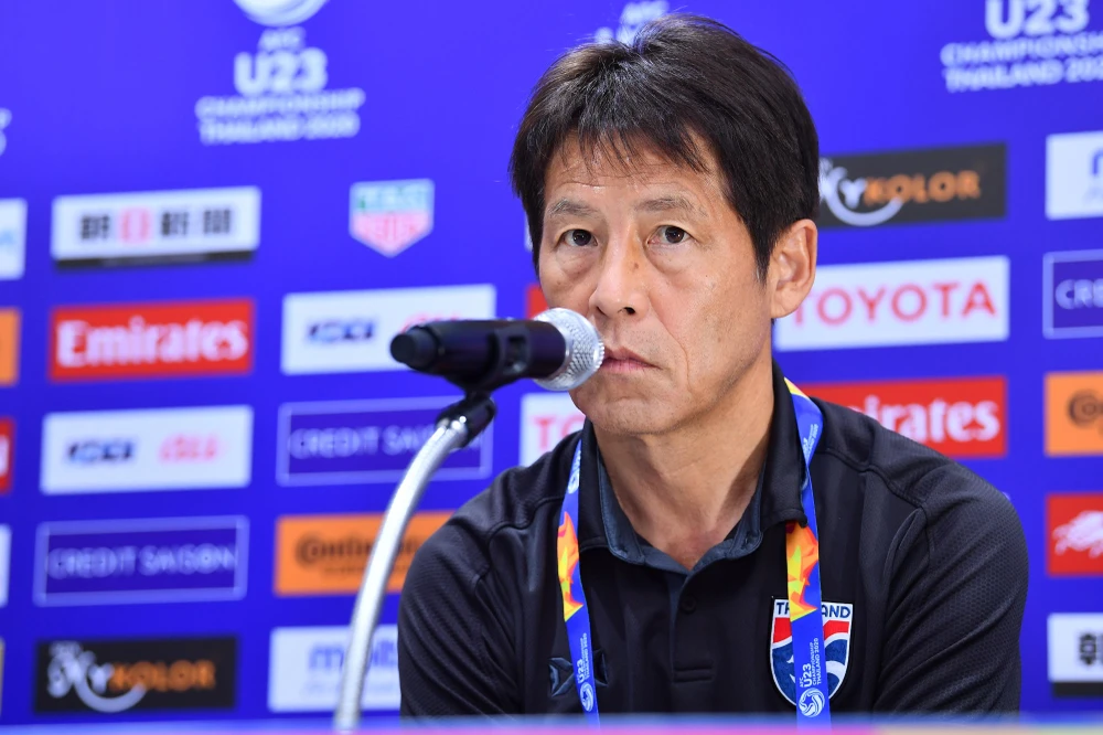 Huấn luyện viên Akira Nishino muốn đưa tuyển Thái Lan vượt mặt Việt Nam để vượt qua vòng loại hai World Cup 2022. (Ảnh: AFC)