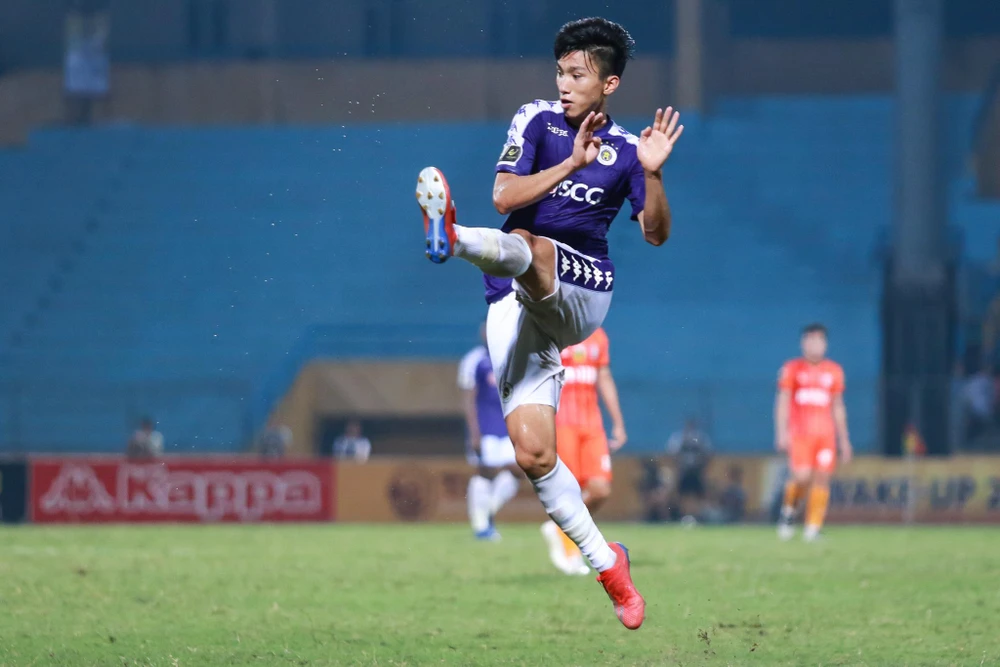 Đoàn Văn Hậu là trường hợp cầu thủ Việt xuất ngoại thi đấu ấn tượng nhất của Hà Nội FC. (Ảnh: Nguyên An/Vietnam+)