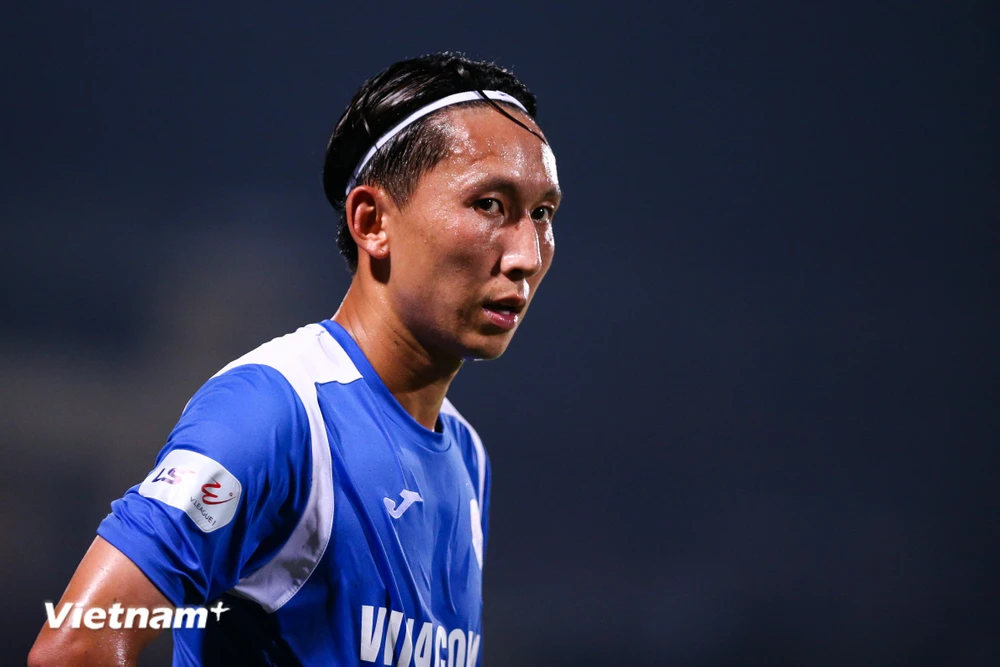 Nghiêm Xuân Tú sẽ thi đấu cho Hải Phòng ở giai đoạn hai V-League 2020. (Ảnh: Nguyên An/Vietnam+) 