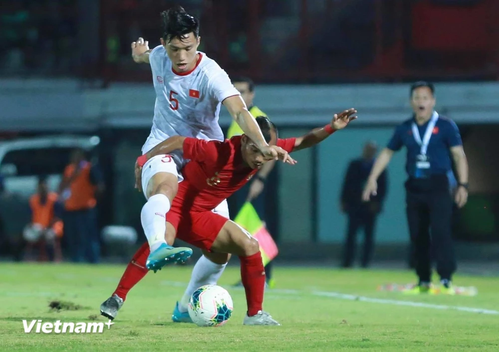 Đội tuyển Indonesia đặt mục tiêu mạnh như Hàn Quốc, có nền tảng thể lực tốt nhất khu vực. (Ảnh: Phúc Tá/Vietnam+) 