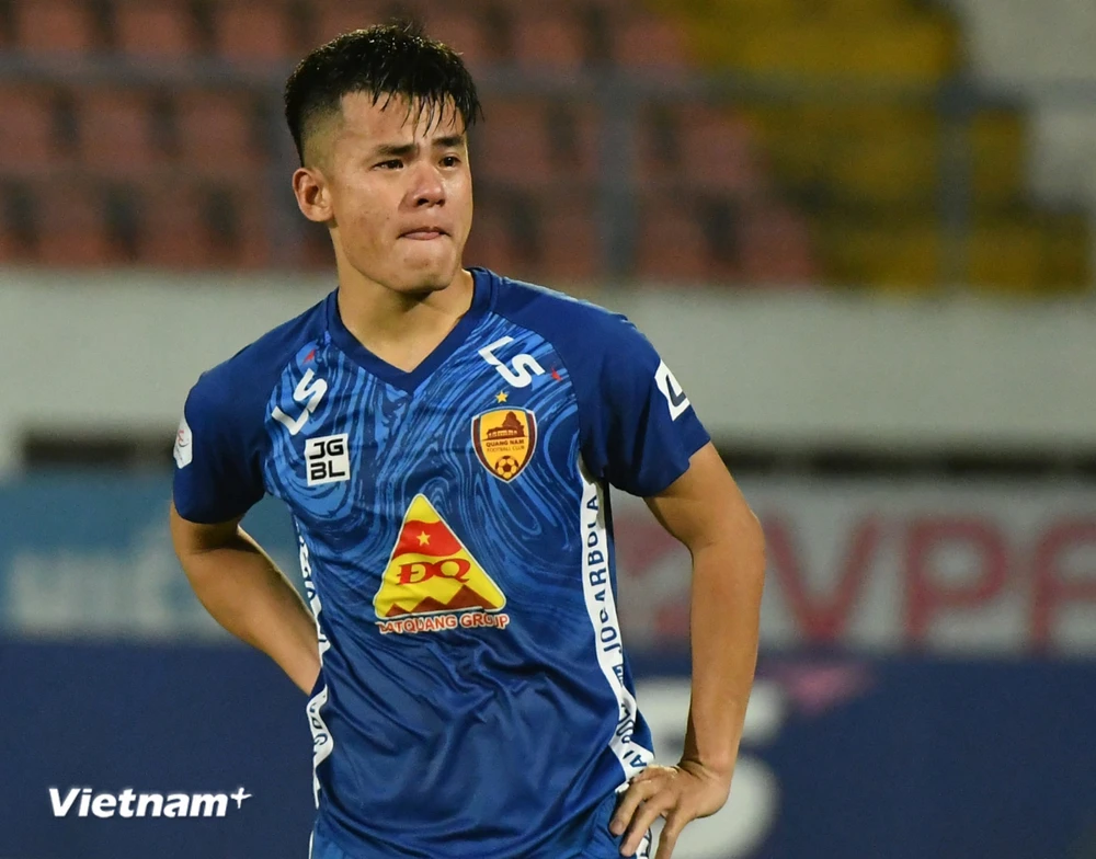 V-League 2021 có 1,5 suất xuống hạng. (Ảnh: Hiển Nguyễn/Vietnam+)